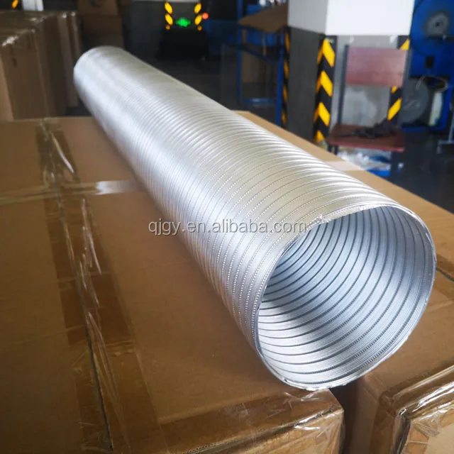 Semi-Rigid Aluminum Flexible air duct for Air Conditioner Parts