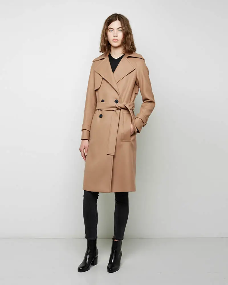 Top Quality 100% Cashmere Ladies Long Coats Winter Cashmere Coat
