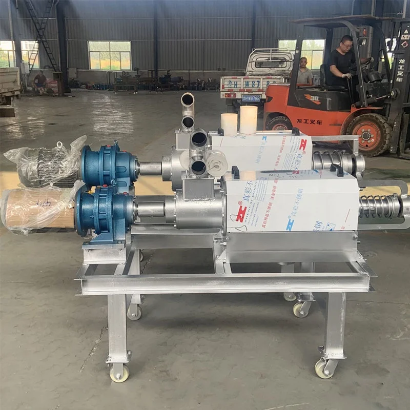 Liquid Solid Separator High Cost Performance Factory Direct Sale Solid Liquid Separator Cow Dung Dewatering Machine