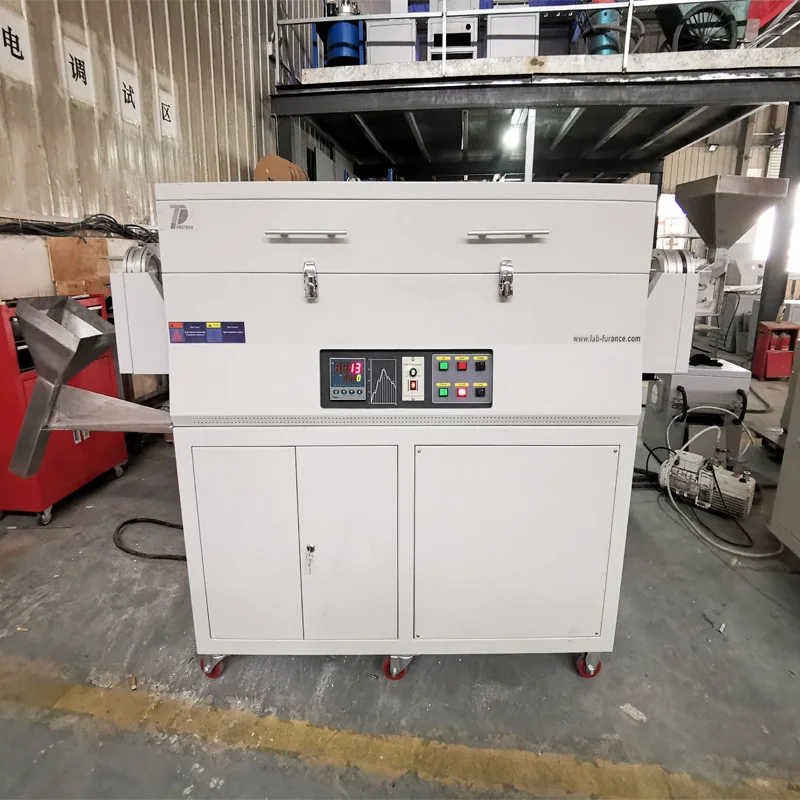 Непрерывная роторная Трубчатая Печь с резервуаром для подачи и разрядным