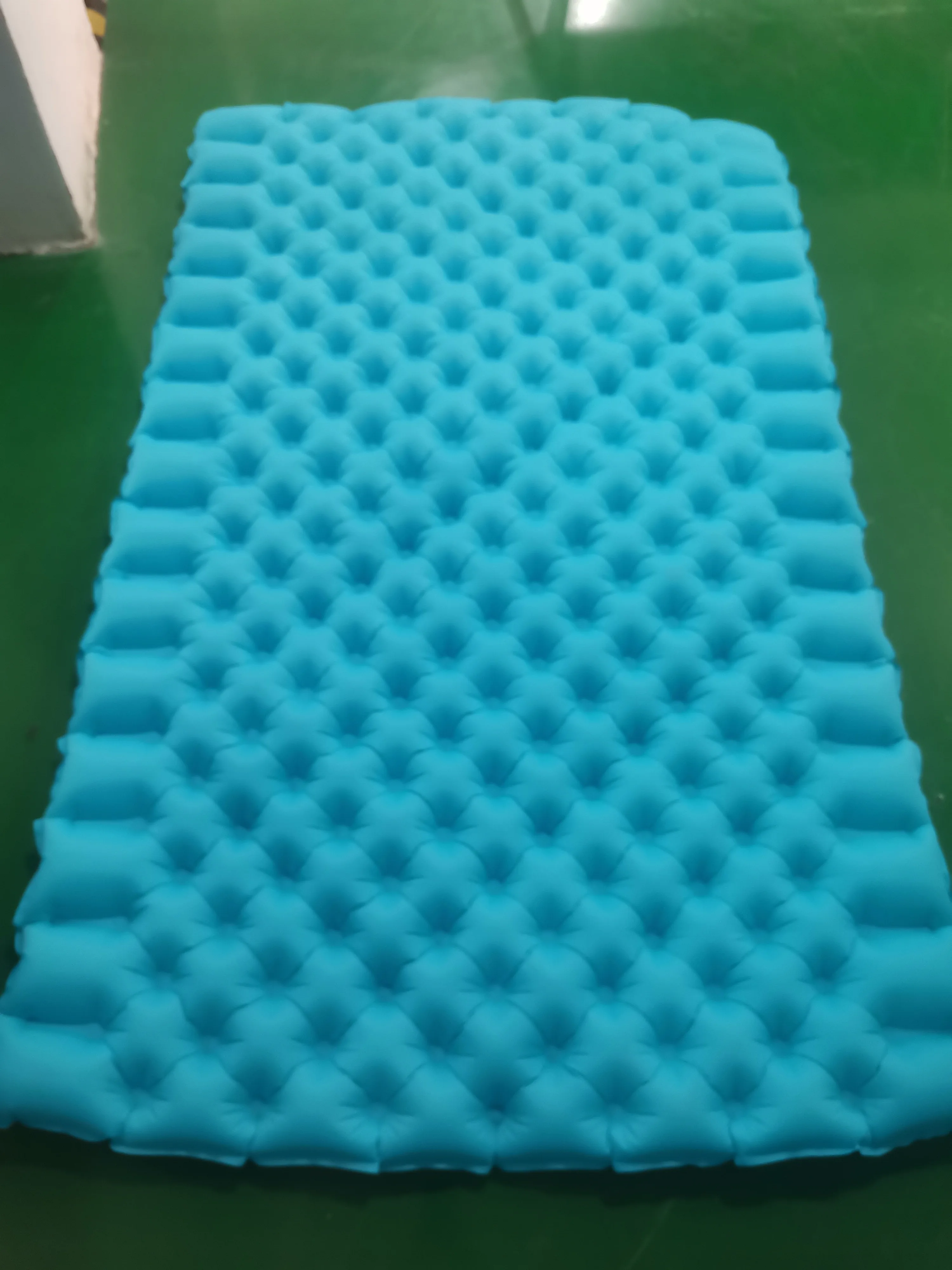 Double Sleeping Pad Inflatable mat with Built-in Pump, Foot Press Thick Camping Mat for Backpacking outdoor activites