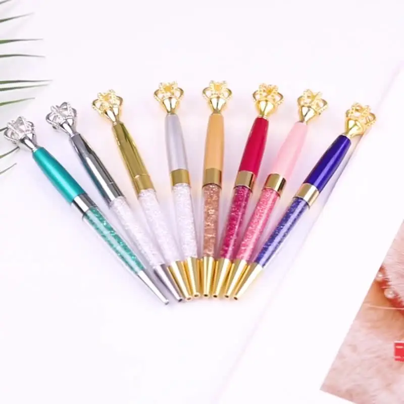 Soododo XDHH-00105 Crown pen New factory printing student creative fashion gift pen Spot crown metal ballpoint pen