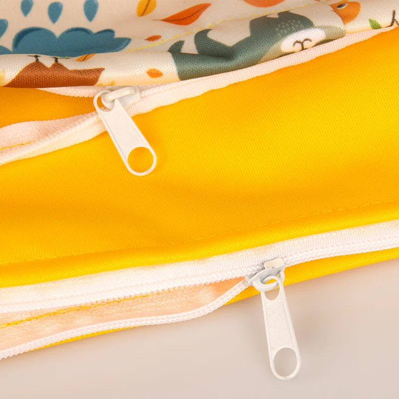 Babyshow 3 dimensional diaper storage travel Pul Waterproof Reusable Baby Cloth Mummy Wet Dry Bikini Bag for breast pump parts