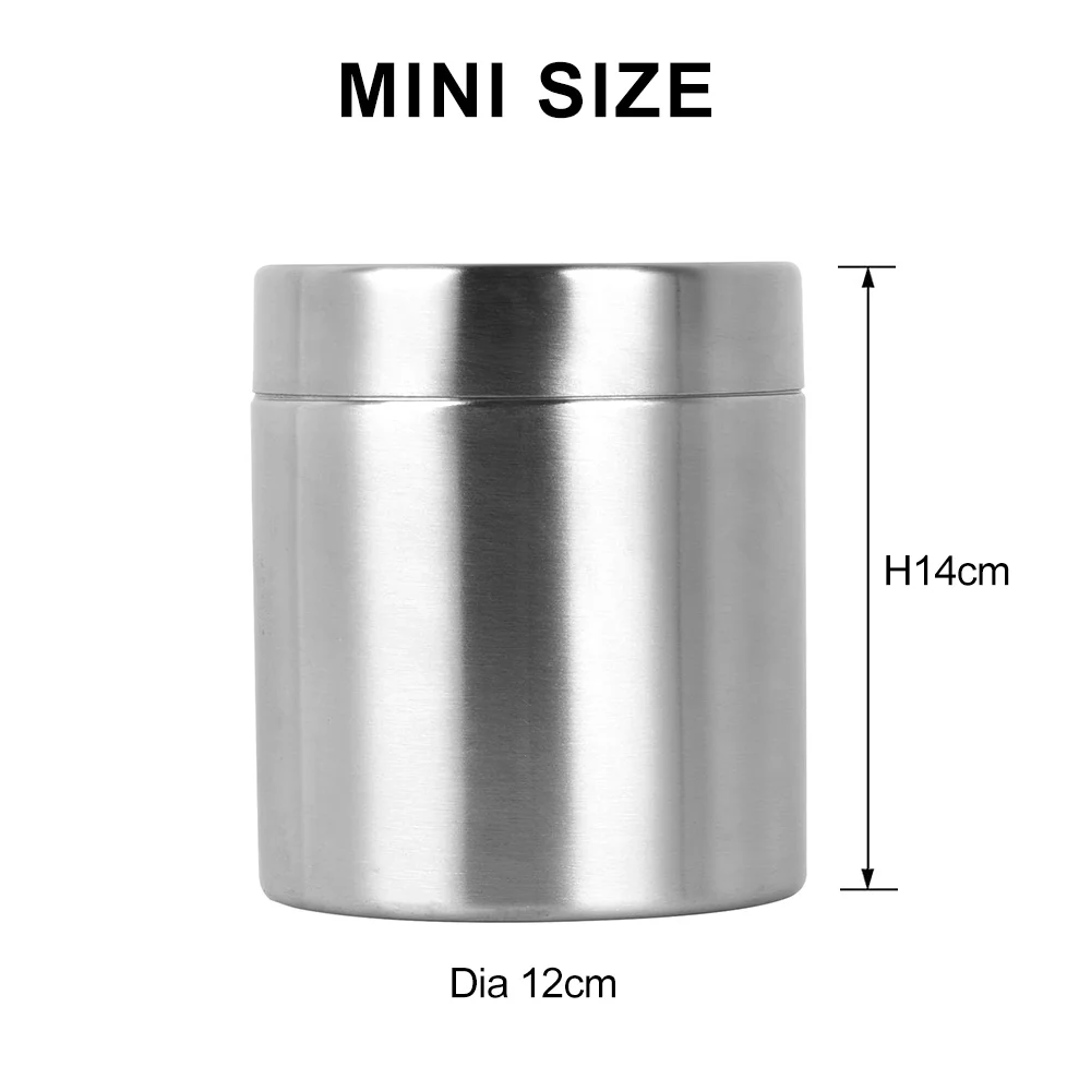 Mini Stainless Steel Household Indoor Swing Lid Desk Top Table Top Trash Can