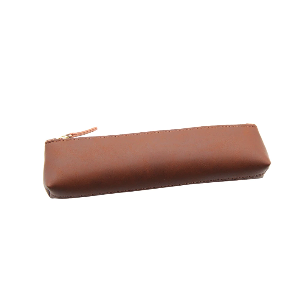 Leather pen case High quality pencil case for gift