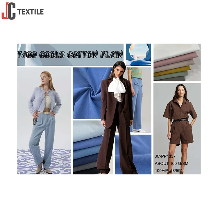 Professional Factory 100% Polyester Fabric Color Dye Sateen Plain Fabrics For Dresses