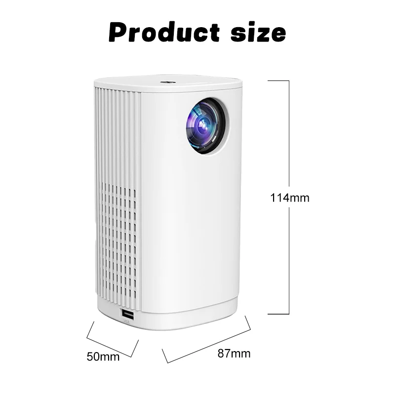 Factory Projectors with Android TV 11.0 Support 1080P Portable Projector 4k Android Smart Bluetooth WiFi and Bluetooth Screen