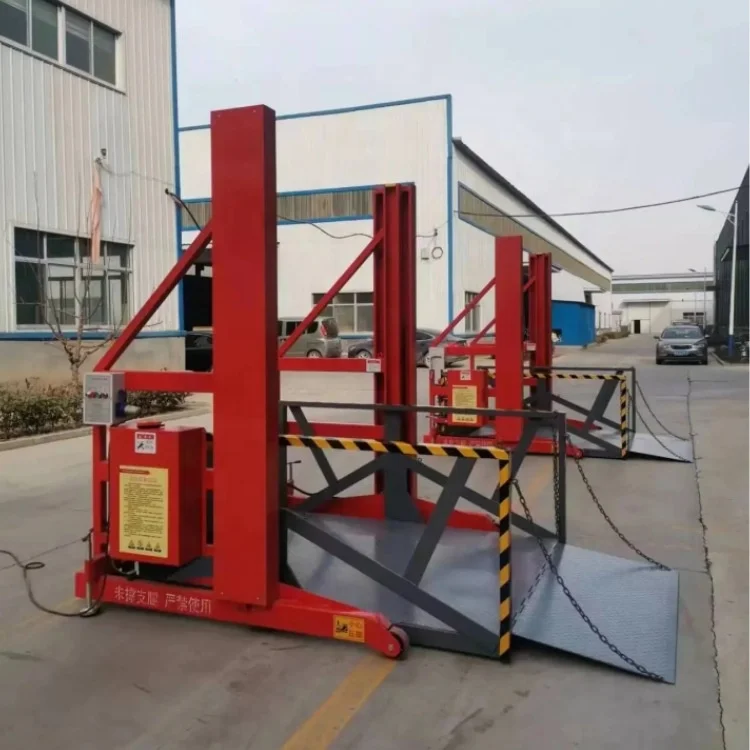2 Ton Small Outdoor Elevator Movable Container Customized Loading and Unloading Platform