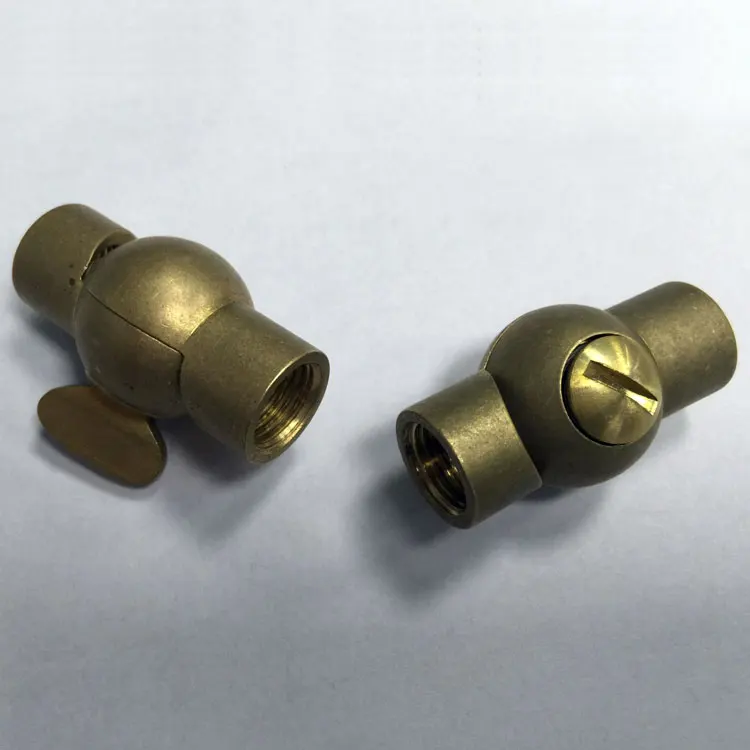 Brass 10mm  ball joint for lights universal joint for lamp