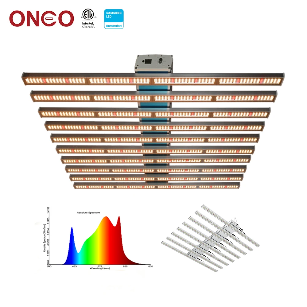 Full Spectrum LED полный спектр светодиодов садоводческий светодиодный индикатор с регулируемой яркостью 400W 640W 800W 1000W лаборатории тестирования электроприборов США (ETL CETL Горячее предложение для