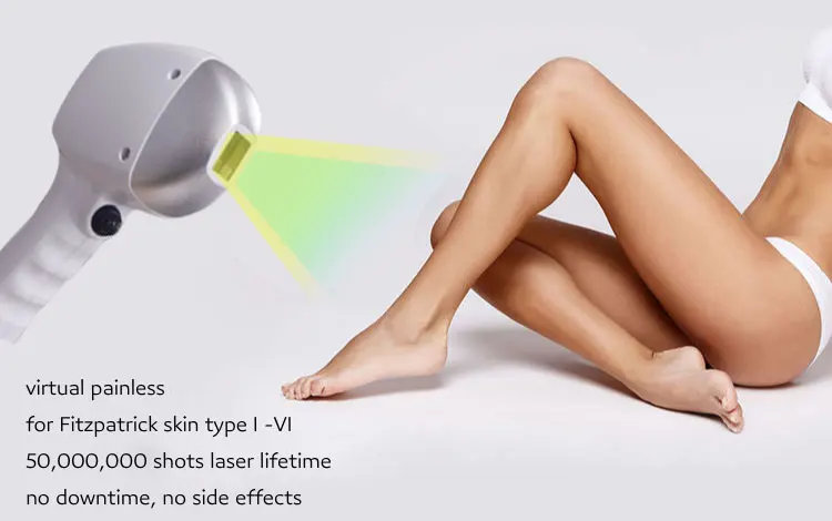 1200w Big Power 3 Waves Laser Removal Hair Tattoo Removal Machine Nd Yag Laser