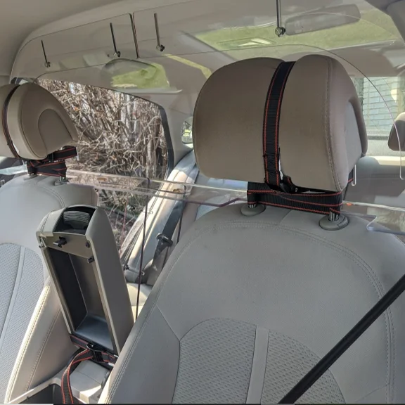 VONVIK New Clear Plexiglass Partitions Acrylic Dividers For Car Taxi Driver