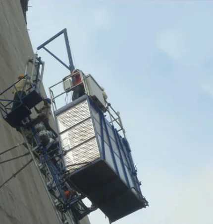 CE and EAC approved inclined and curved construction hoist lifting machines for cargo and person