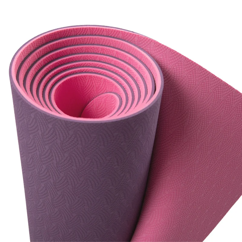 Damaged Article Cheap TPE 2 Color Material Yoga Mat