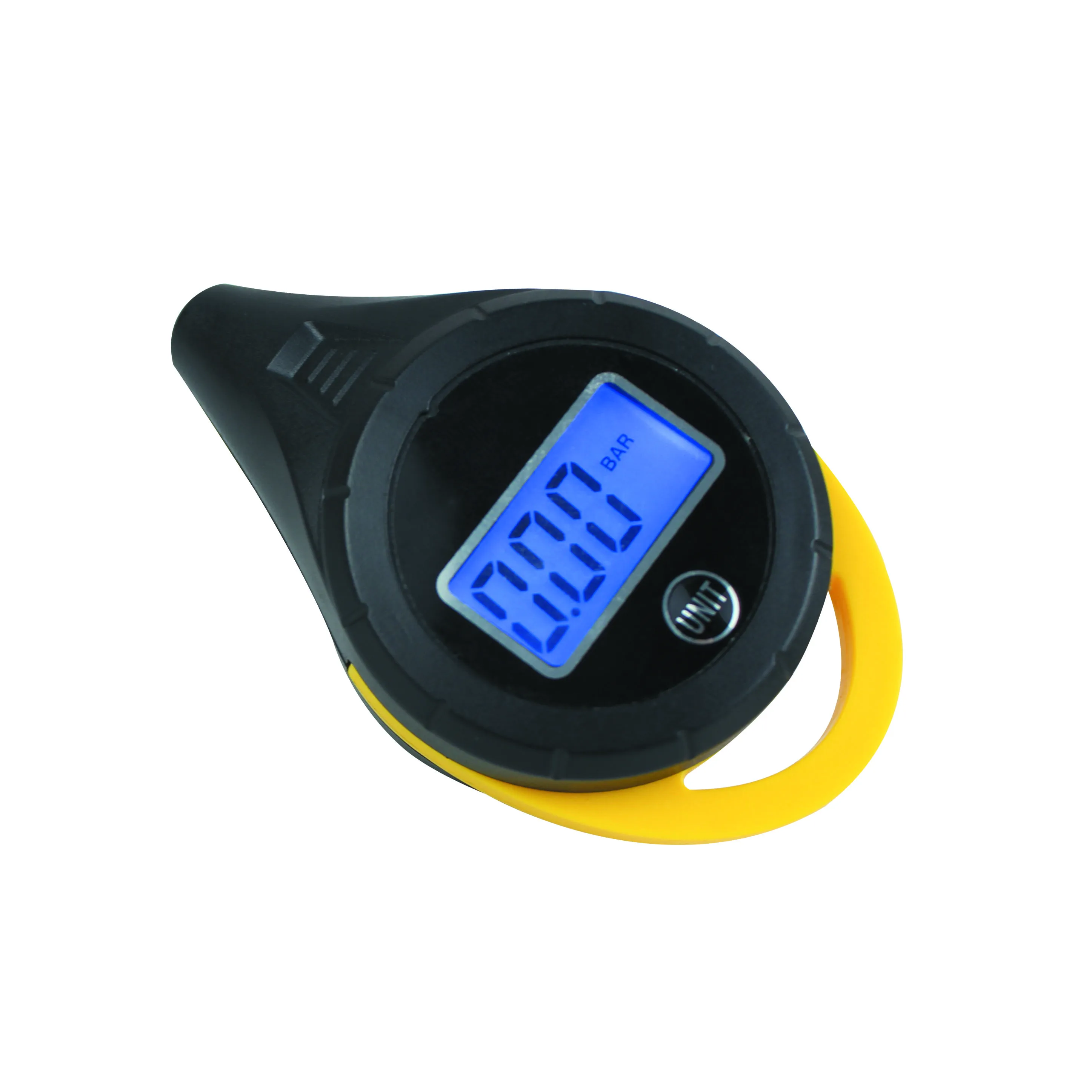
Digital tire pressure gauge with liquid crystal display 