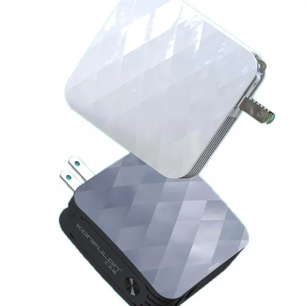 Konfulon Most Popular Products Built-in Charger Plug Adapter Cable Portable Mini Power Bank 5000mah Handybrite Mini Powerbank AC