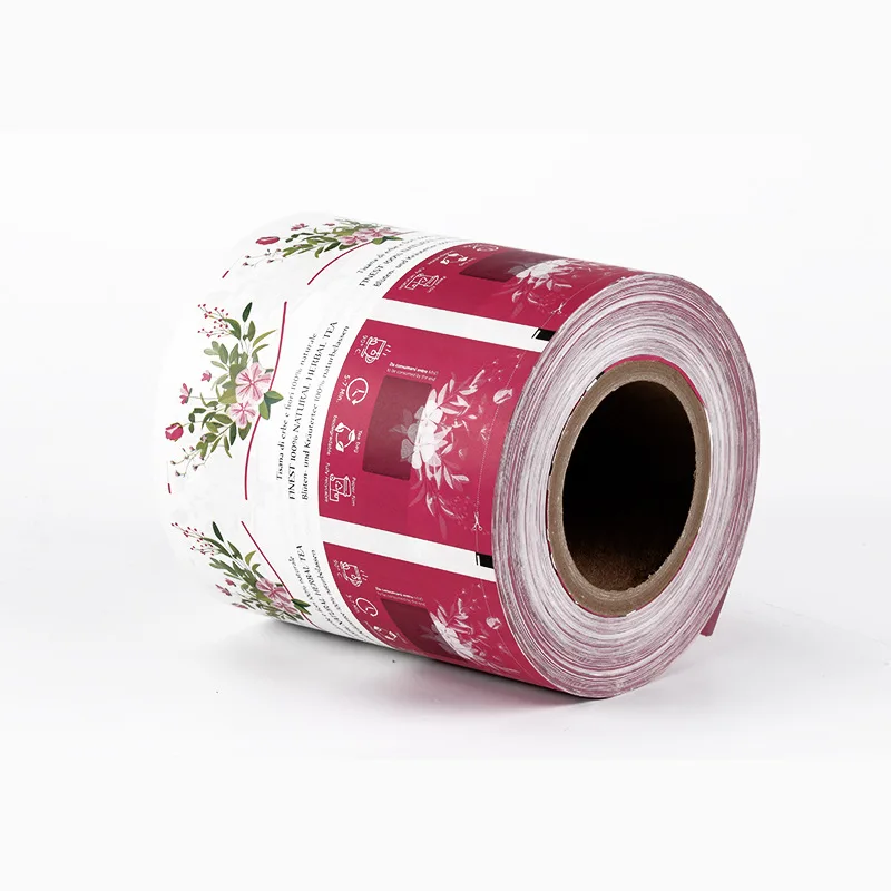 Custom Logo Fancy Tea Envelope Aluminum Foil Coffee Tea Sachet Packing Film Roll