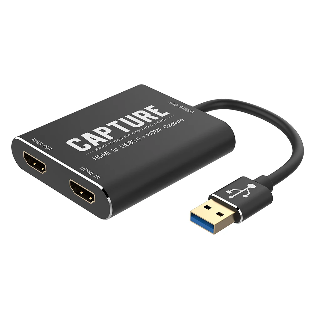  Карта видеозахвата USB 1080 для Xbox PS3 PS4 PS5 3 0 P 60 кадров в
