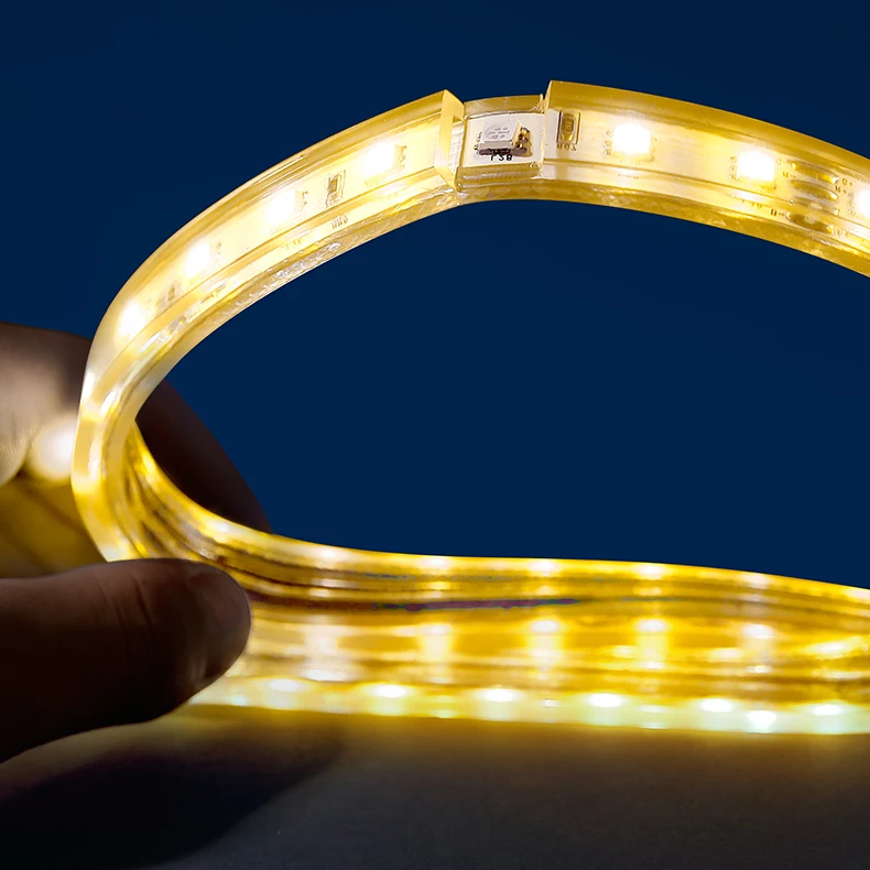 Светодиодная лента 220 В 2 года гарантии Ce Rohs UL высокого напряжения 100 м 50 Высококачественная