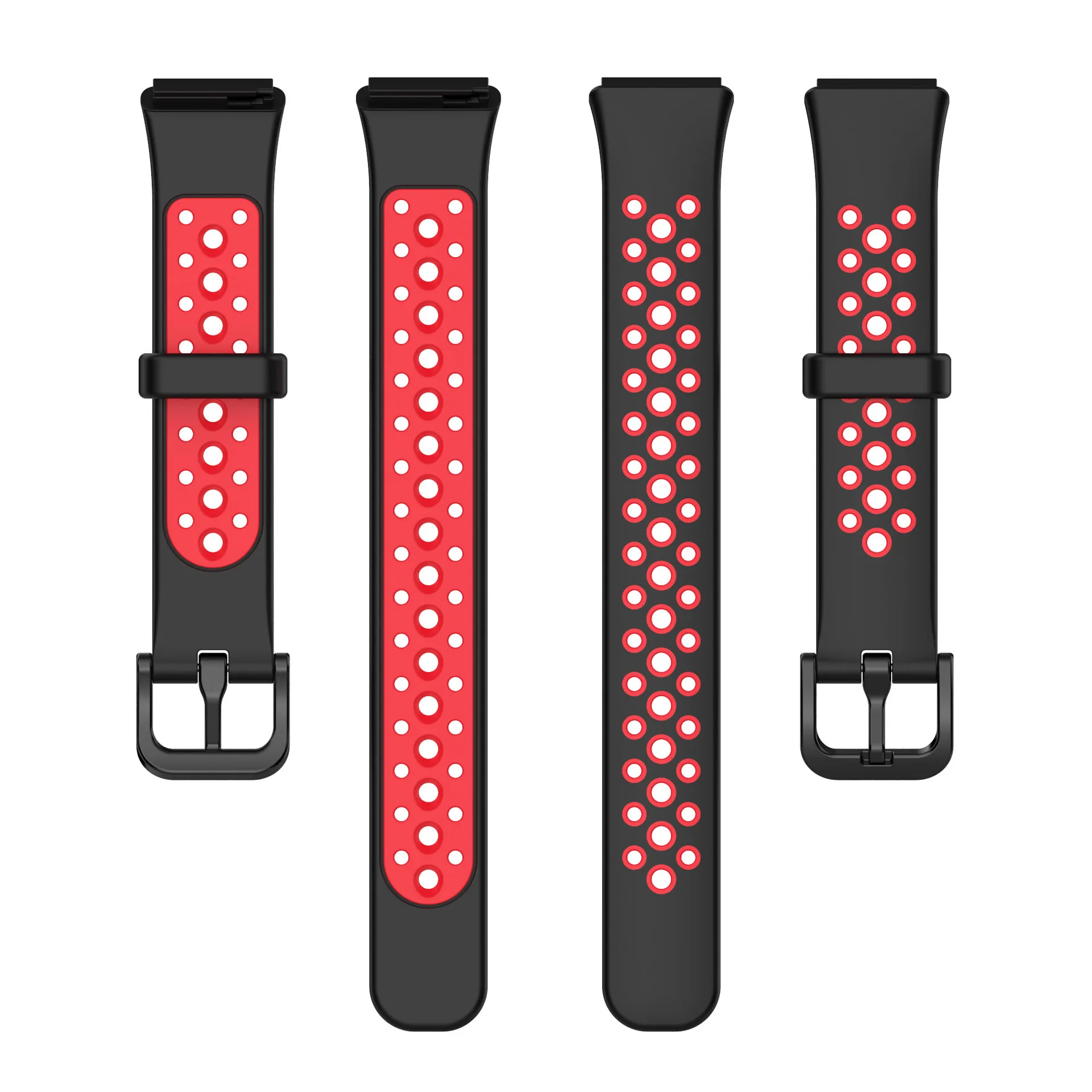 Sport Band7 Double Colors Reloj Silicone Wrist Smartwatch Correa Smart Watch Strap For Huawei Band 7