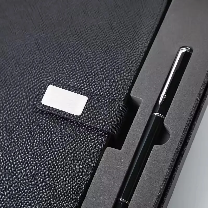 Promotional Luxury Business Gifts Box Set A5 Notebook With Usb Flash Drive Pen set Office Festival executive corporate Gift Sets