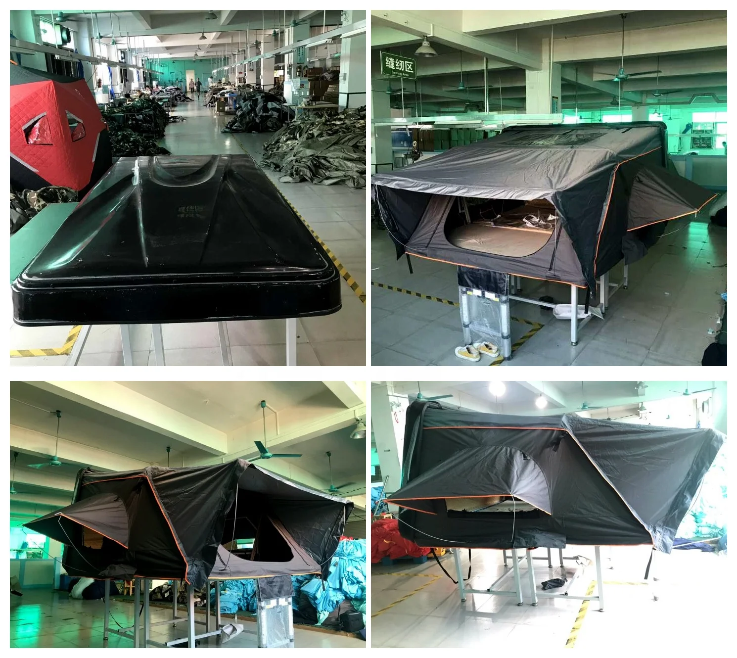3 Family Person Pick Up Folding Trailer Truck Professional Customized Long Hard Shell Car Side Roof Top Tent