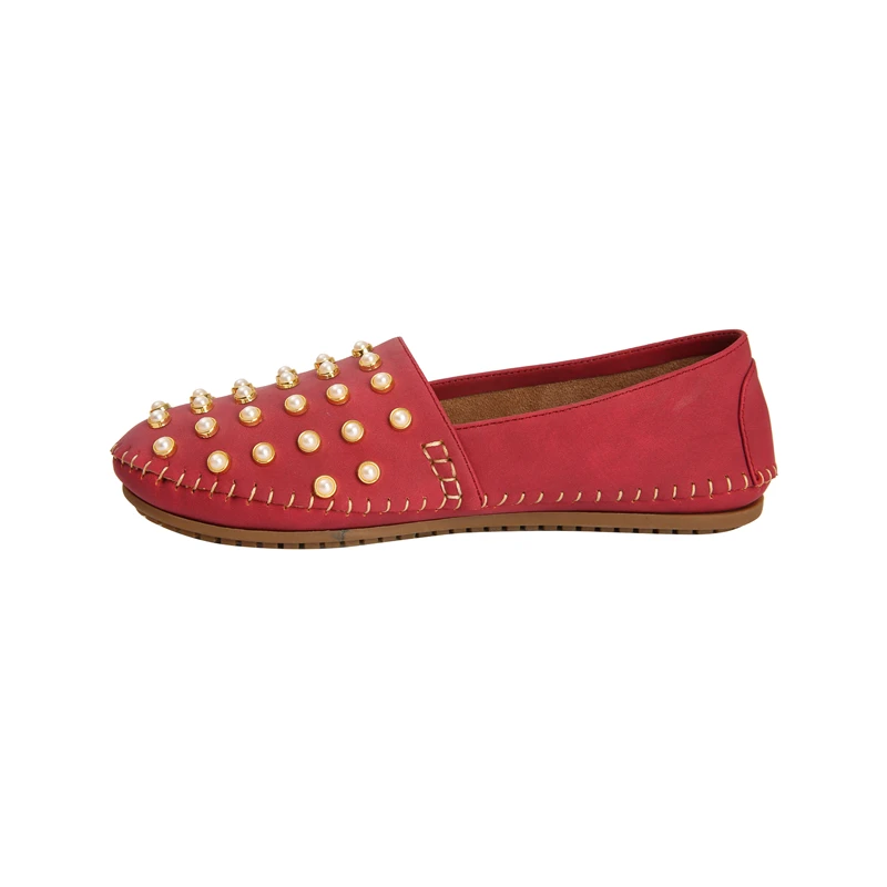High Quality Wholesale Beautiful Flat Shoes Round Toe Fashion Comfortable Ladies Flat Shoes