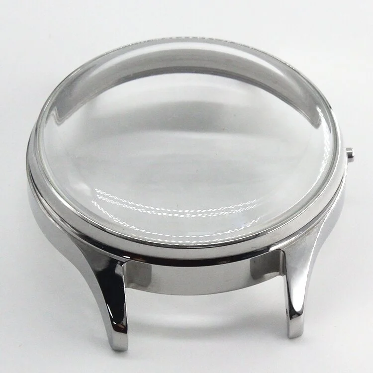 42mm Silver 316L Stainless Steel Wrist Watch Case Fit ETA 6497/6498 Seagull ST3600/3620 Movement SW200 nh35 nh36 ETA2824