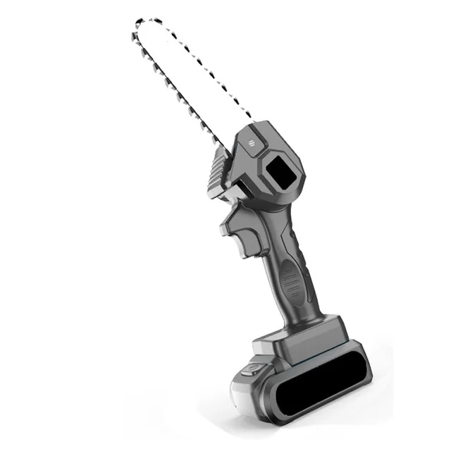 Mini 4-inch Rechargeable Garden Woodworking Pruner Rechargeable Handheld One-handed Play Lithium Chain Saw