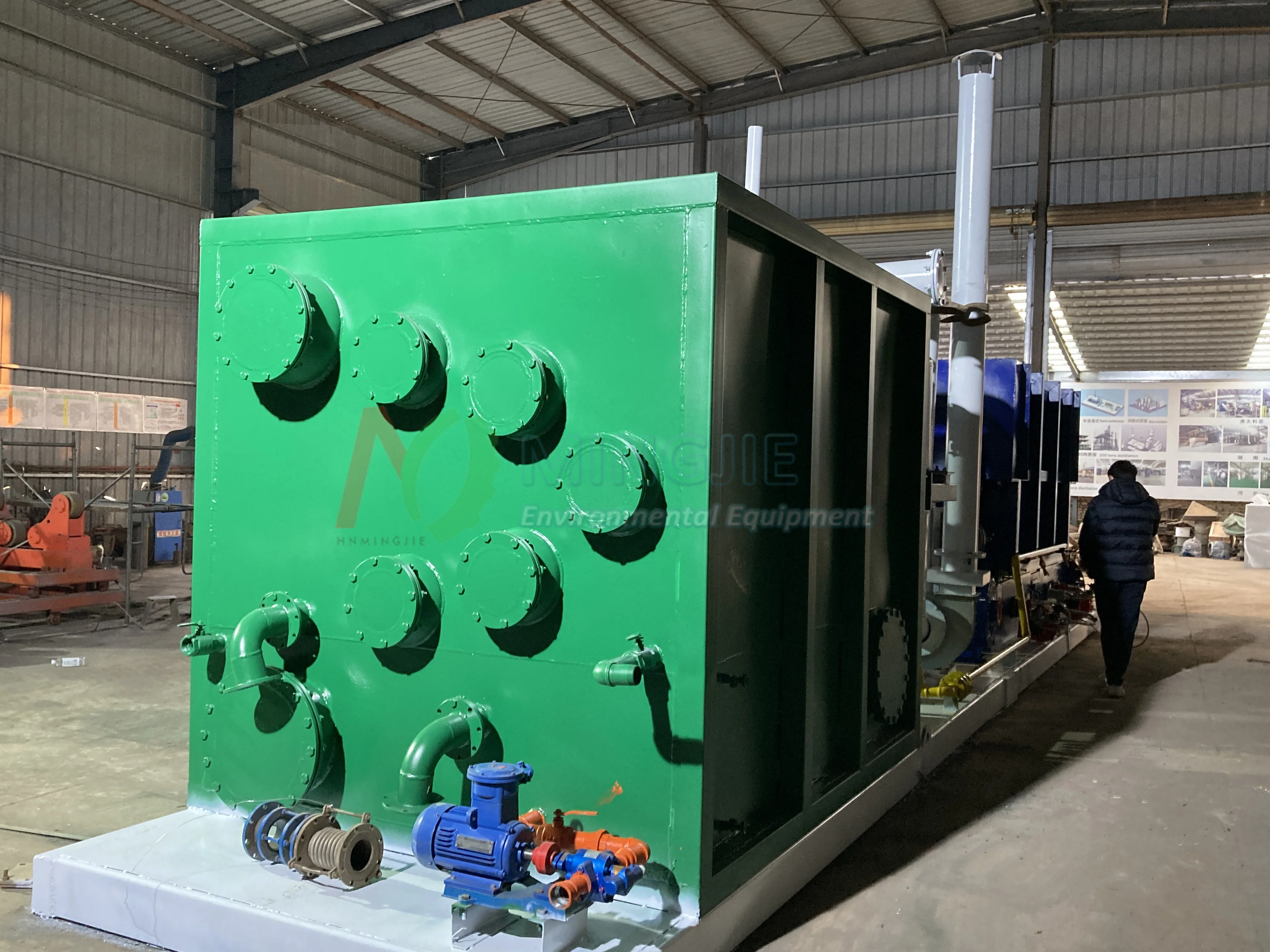 Пиролизная установка по производству шин для нефтяных отходов, машина для пиролиза из пластика в топливо