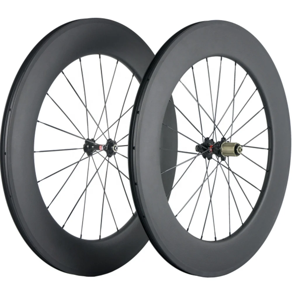 
Japan Toray 23mm Wide Road Cycling 700C 88mm Taiwan Carbon Bike Wheels For Bicycle 