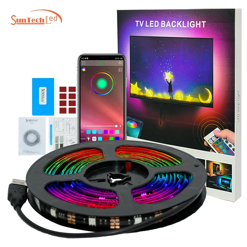 5050Rgb Usb Powered 5V  Waterproof Lcd 30Leds/Meter Strip Replacement 55 Inch Tv Led Backlight