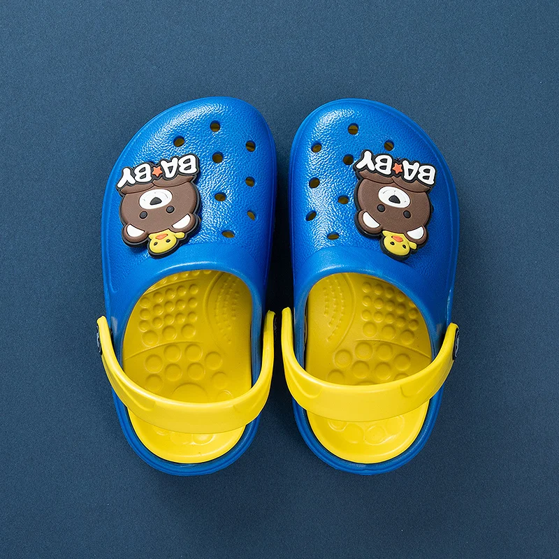 Модные новые летние тапочки для мальчиков и девочек разных размеров на выбор детские домашние тапочки