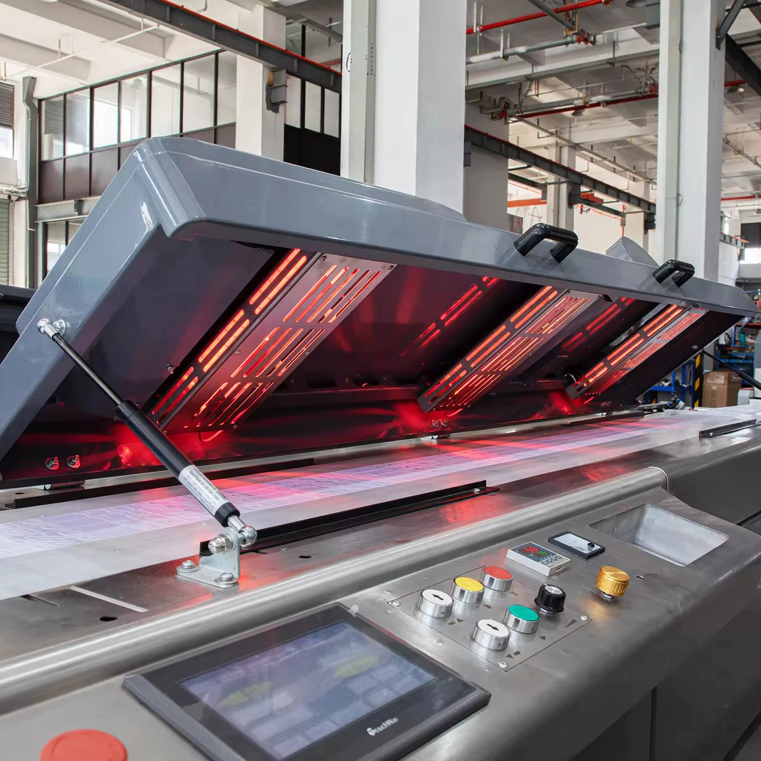 JD-3002 Jingda Brand 1-2 Color 12m/Min High Speed Fully Automatic Screen Printing Machine For Belt Webbing, Narrow Fabric Label