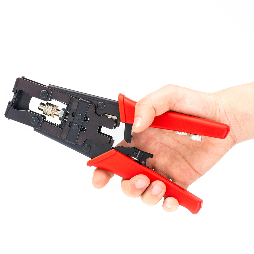 Electrical Rg58/59/62/6 Connectors Coaxial Cable Crimper Crimping Compression Tool