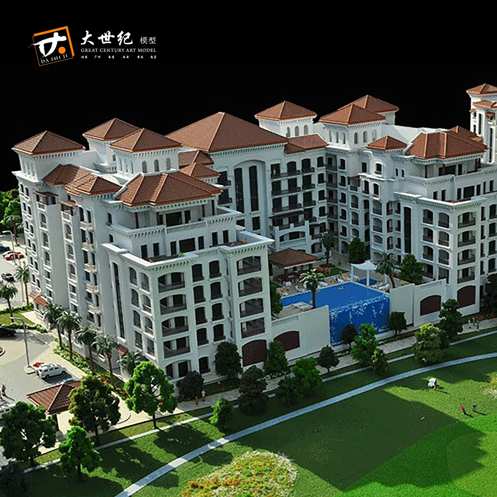 
Various style architectural model maker 3d construction model 