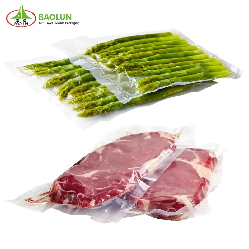Wholesale Sealed Food Vacuum Bags Packaging Transparent Plastic Bags Vacuum Plastic Bags For Frozen Food