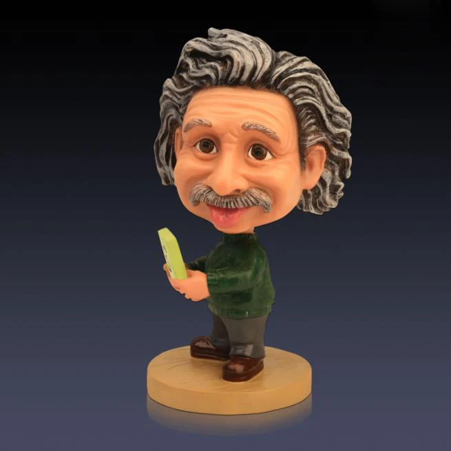 Custom Resin Figurine Famous People Funko Pop Einstein Figurine Bobblehead