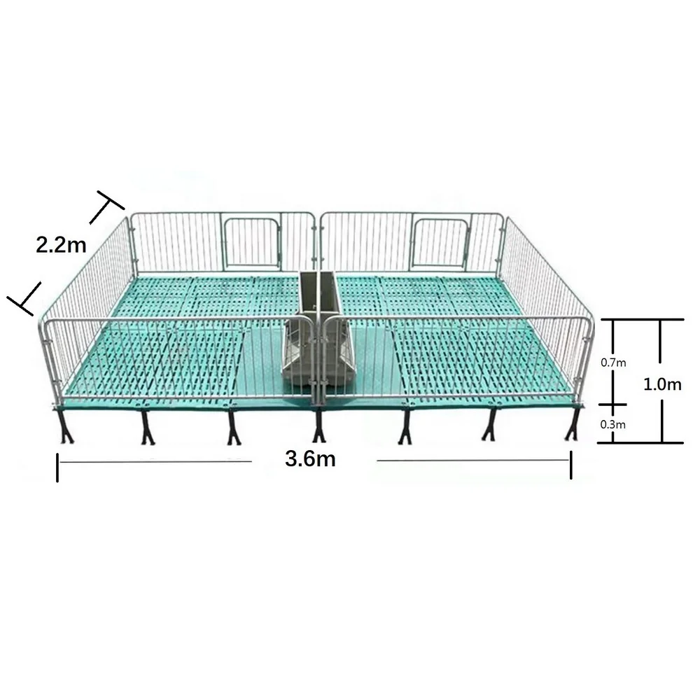 factory supply pig farm Piggery Equipment Nursery Crate Animal Cages Nursery Fence Nursery Stall