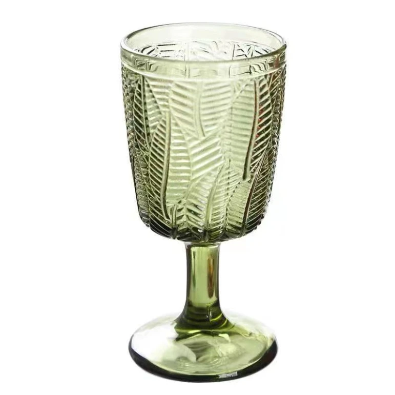 New glass red wine high footed champagne cup for home wedding party decoration