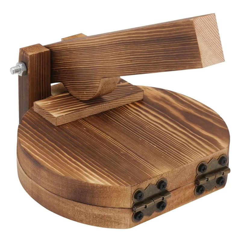 20240710 Customized Size 10 Inch Diameter Bamboo Tortilla Press Maker for Homemade Mexican Cooking Tool