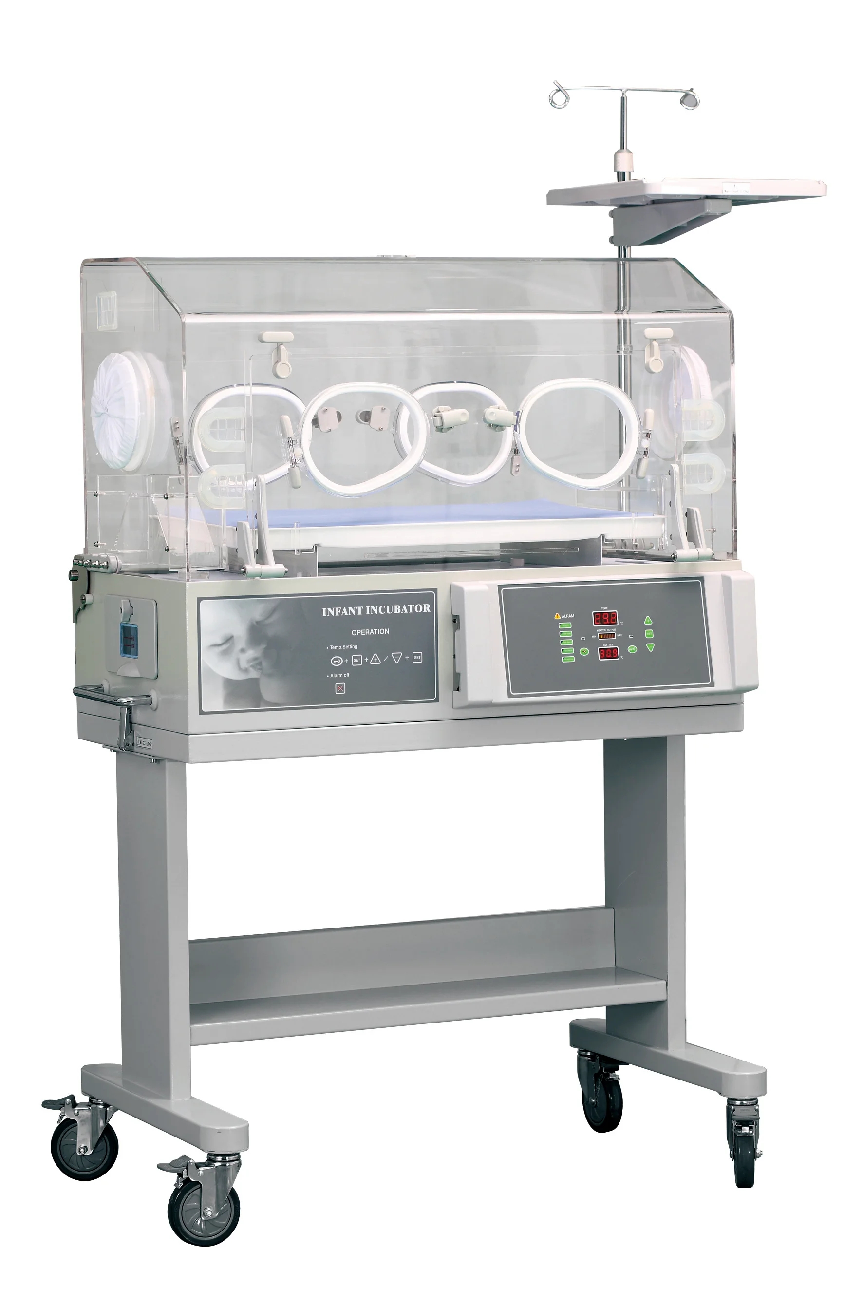 Medical device newborn baby infant incubator with phototerapy lamp MSLBI30 in stocks