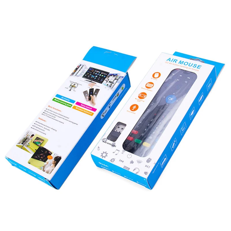 Mini Wireless 2.4G MX3 Android Universal Air Mouse Qwerty Keyboards IR Learning 6 Axis Gyro Remote Control for Smart TV