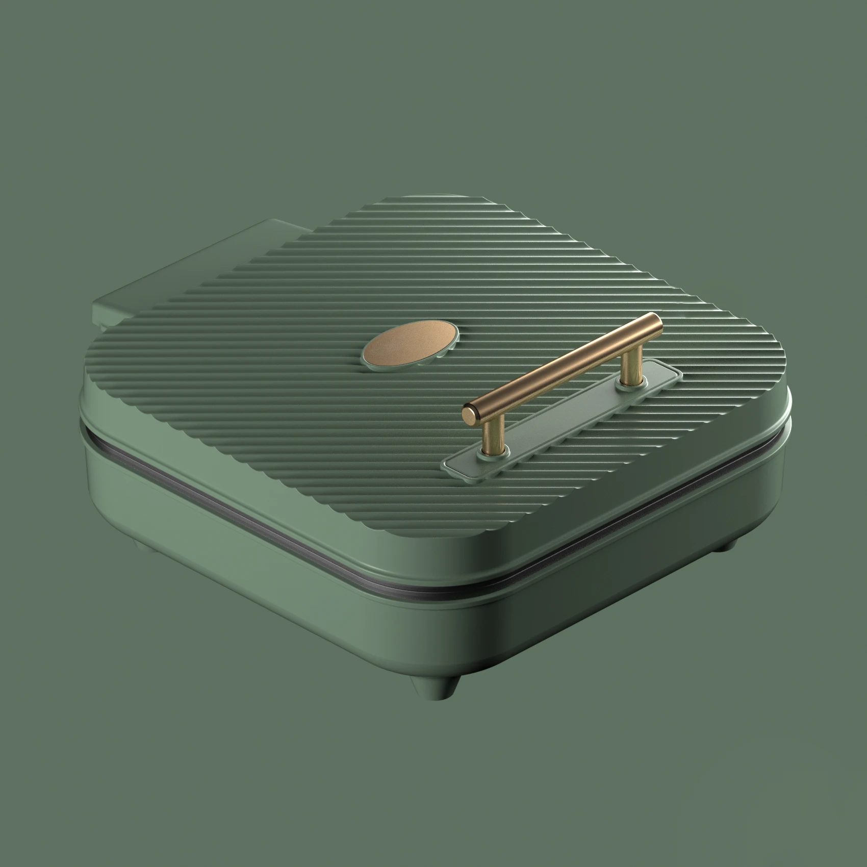 Household electric BBQ grill baking pan multifunctional pancake deepen double-sided heating frying pancake pan