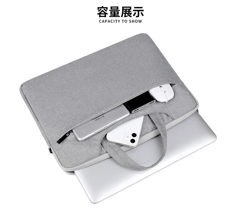 Laptop Bag For MacBook Air M1 Case For Xiaomi Dell Asus 13 14 15 15.6 inch Lightweight Shoulder Messenger Bag Handbag Briefcase