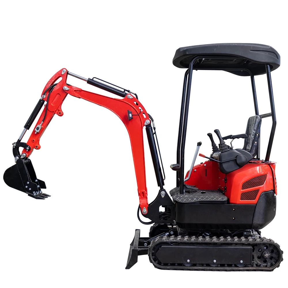 HT18 Hightop Hydraulic Crawler Mini Excavator 1.8Ton 3.5Ton With Hydraulic Pump And Thumb Garden Yard For Home Garden Use