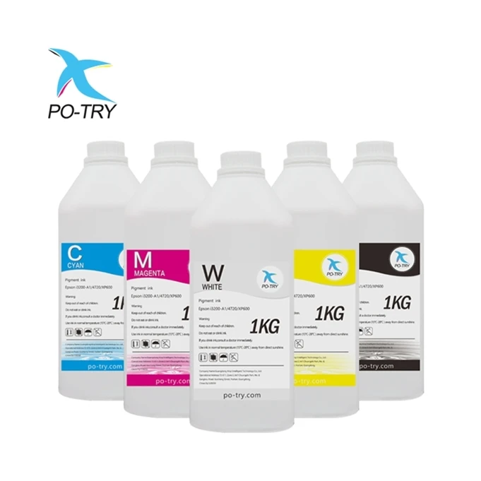Заводские Текстильные пигментные чернила для DTG DTF текстильные принтеры ПЭТ пленка термотрансферные