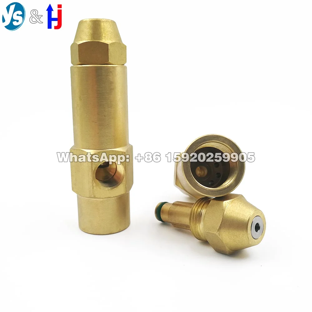 Hot Sale YS Oil Furnace Burner Nozzle, Oil Atomizer Nozzle With Plastic Push-in Connector Waste Oil Burning Nozzle