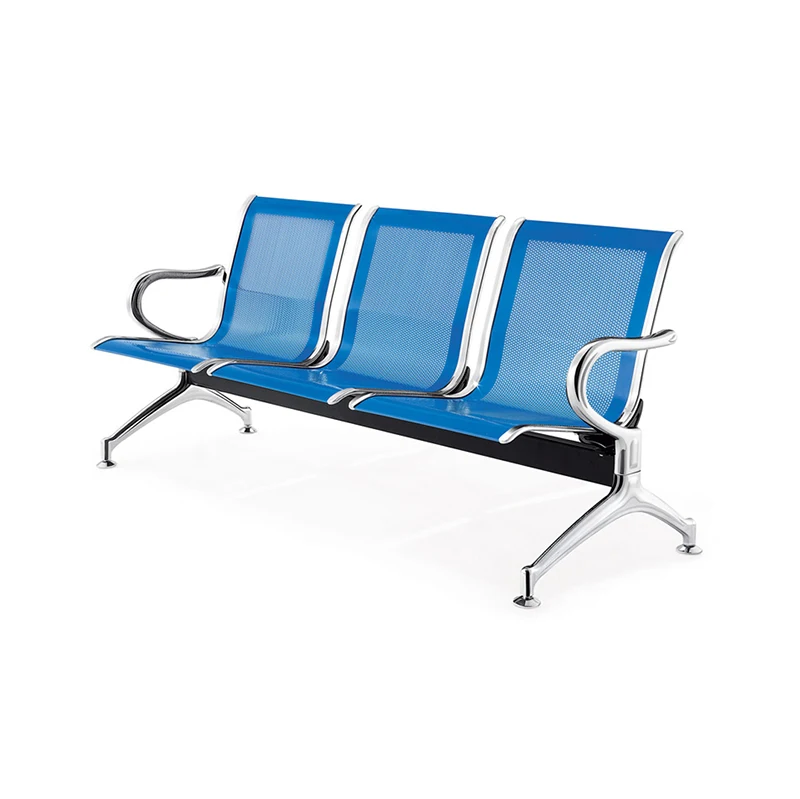 Selling Government Waiting Area Bench Chair Aluminium Alloy Commercial Airport Waiting Room Chair 3 Seater