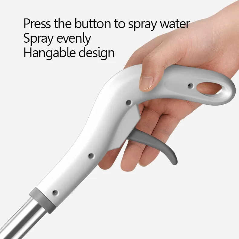 Волшебная система для чистки пола 360 роторная Мокрый спрей плоская швабра с многоразовой бутылкой 3 сменных микрофибры